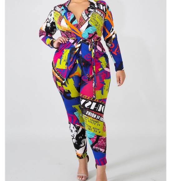 Fashion doll 2piece leggings Set - Picture 2 of 3